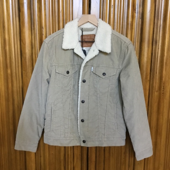 New Levi’s Premium Men’s Corduroy Trucker Jacket - Picture 2 of 12
